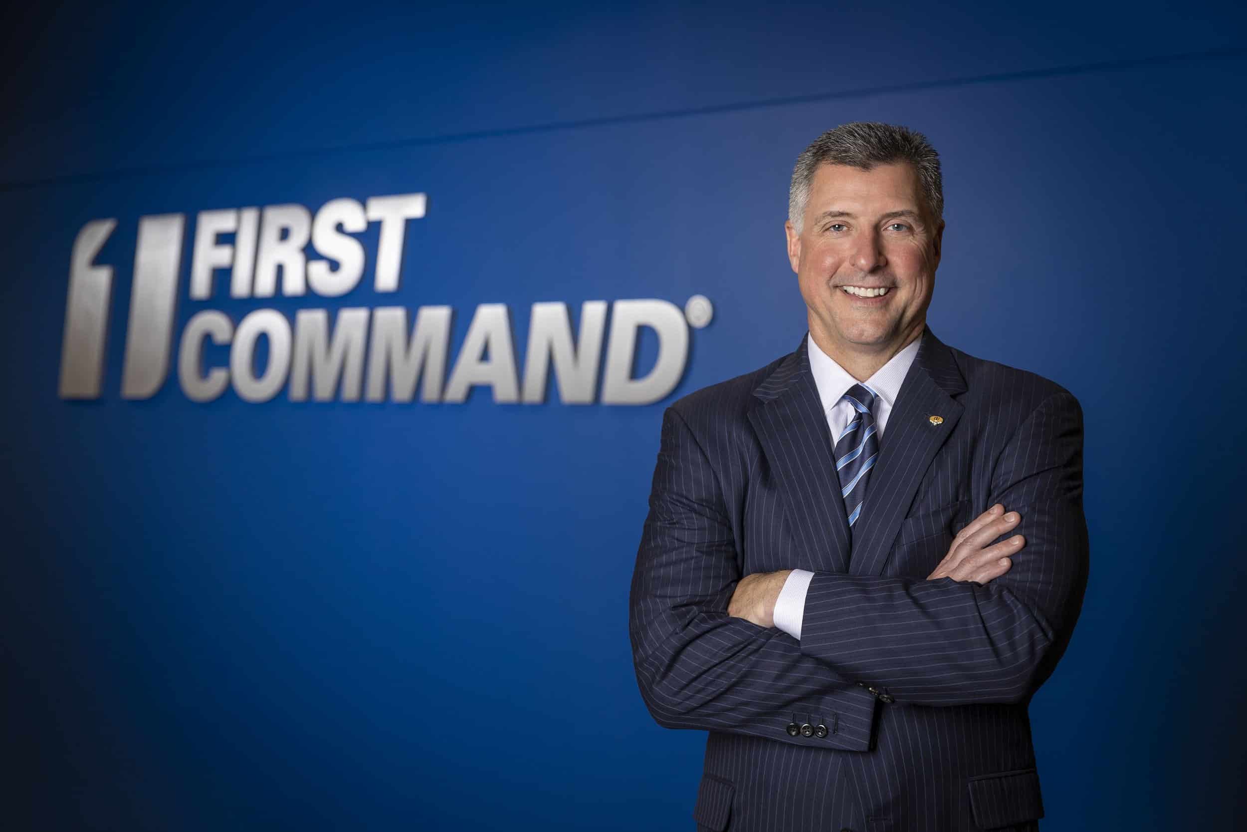 Interview with Mark Steffe, CEO of First Command Financial Services 1 ceomarksteffewithlogoleft armscrossed6882
