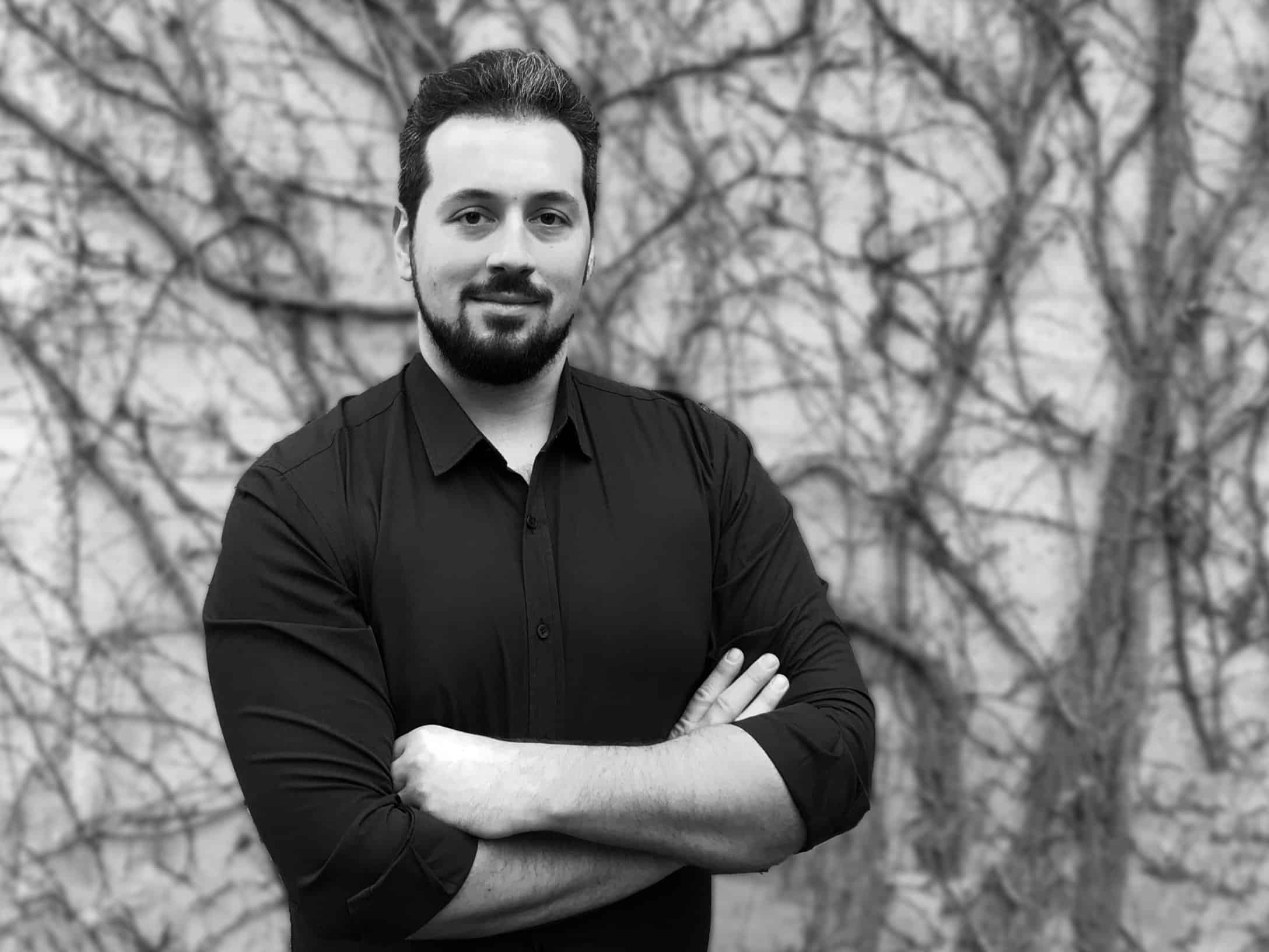 Interview with Benjamin Talin, CEO of MoreThanDigital 1 floral armscrossed v2 b w