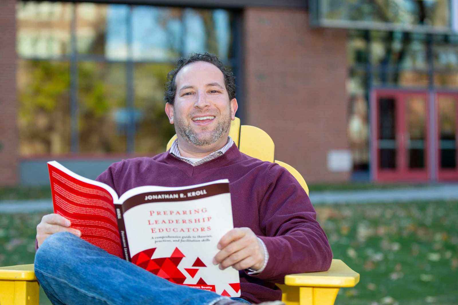 Interview with Jonathan Kroll, University of Rhode Island 1 preparingleadershipedducators sitting